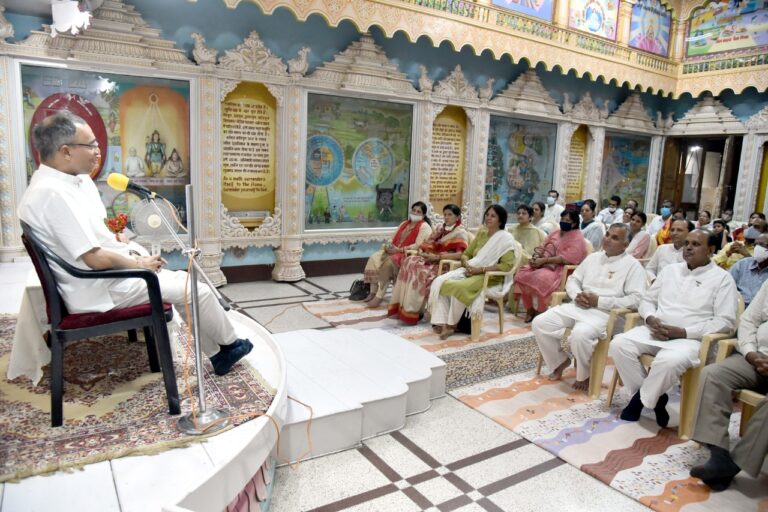 नवरात्रा पर विख्यात काॅर्डियोलोजिस्ट डाॅ.मोहित दयाल गुप्ता का व्याख्यान