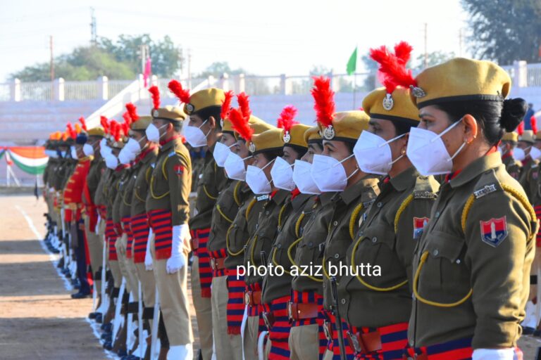 कोविड गाइडलाइन की पालना के साथ हुआ गणतंत्र दिवस समारोह  का आयोजन