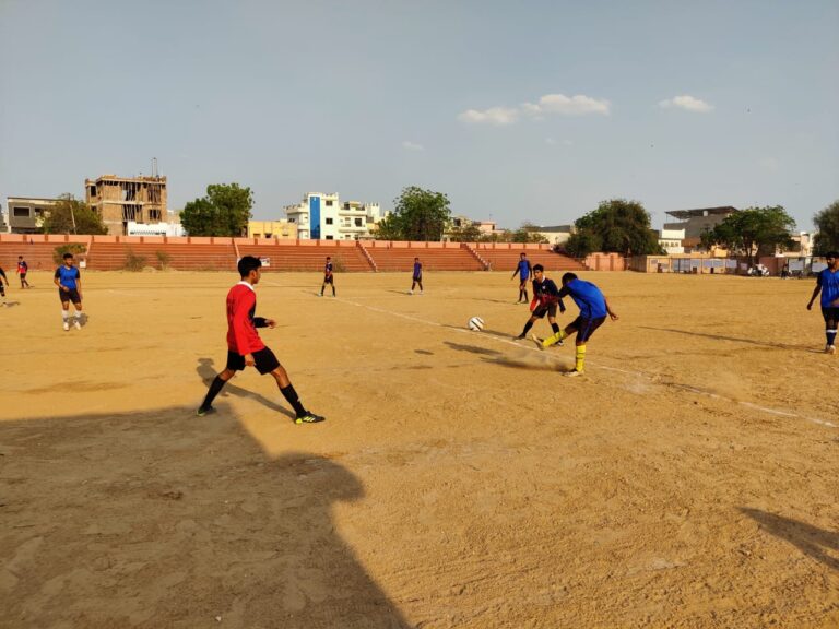 मास्टर बच्ची गोल्ड कप फुटबॉल प्रतियोगिता का पहला मैच जोधपुर ने जीता