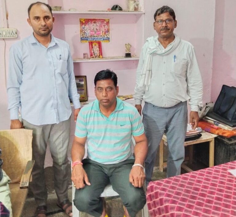 सहायक उप निरीक्षक पुलिस 5 हजार रुपये की रिश्वत लेते रंगे हाथो गिरफ्तार