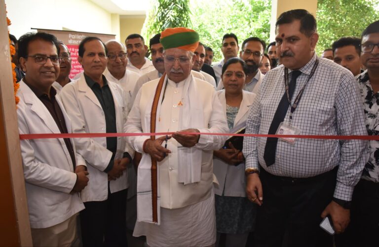 केन्द्रीय मंत्री मेघवाल ने पेलिएटिव केयर सर्विस का किया शुभारम्भ