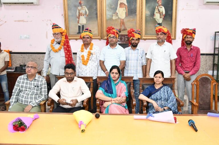 महेश आचार्य नगर निगम कर्मचारी फैडरेशन के अध्यक्ष निर्वाचित