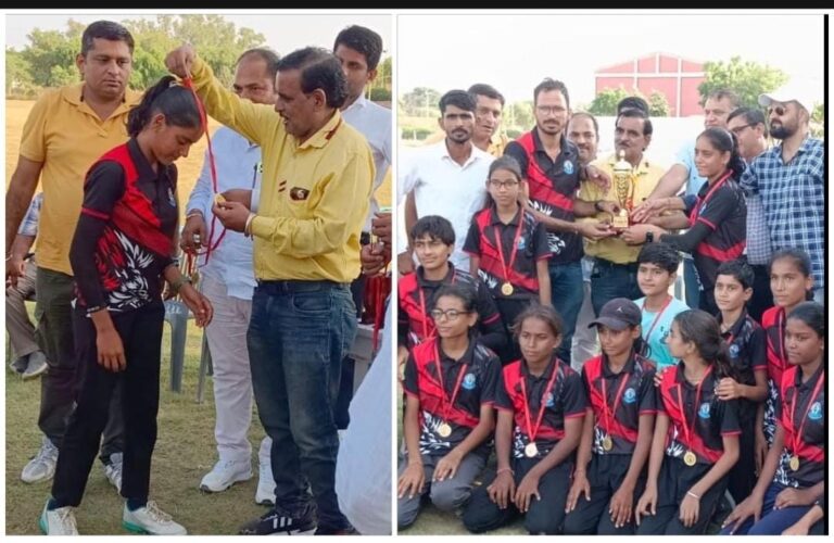 स्कूली बालिका क्रिकेट प्रतियोगिता का हुआ समापन
