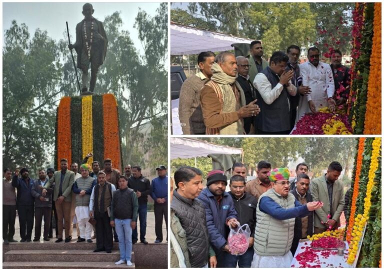 संविधान को बचाने के लिए गांधी जी के सिद्धांत पर चलना होगा – गोविंदराम