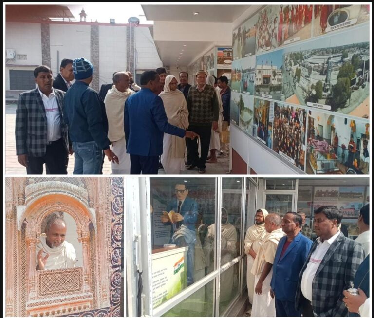 आचार्य भगवंत श्री जिन पीयूष सागर महाराज ने आर्ट गैलेरी का किया अवलोकन