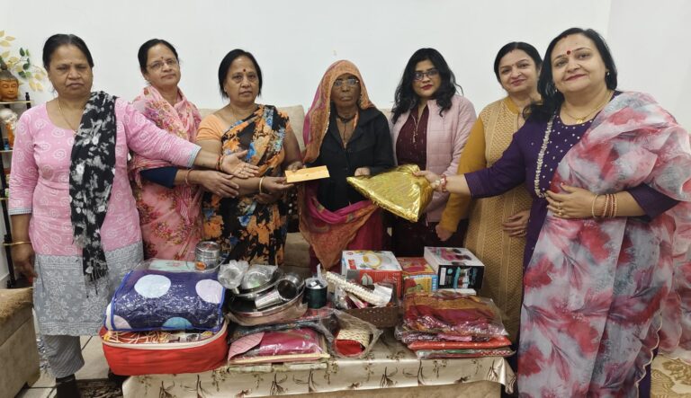 जरूरतमंद कन्या की शादी में किया सहयोग