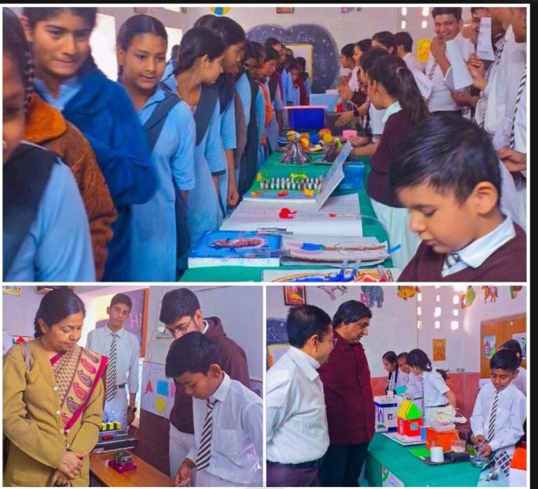 मॉडल प्रदर्शनी से शुरू हुआ विज्ञान सप्ताह