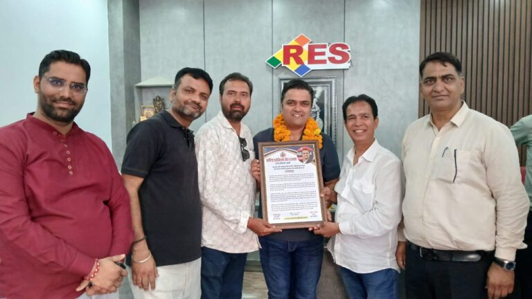 नवनिर्वाचित महासचिव विशाल स्वामी का किया स्वागत