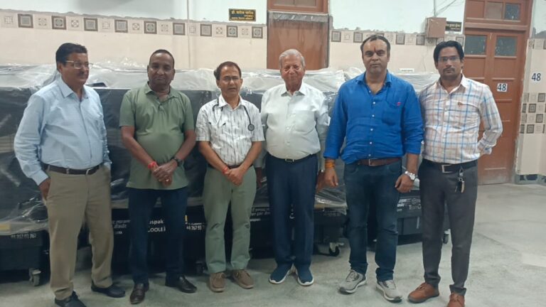 पीबीएम में किये 21 बड़े कूलर भेंट