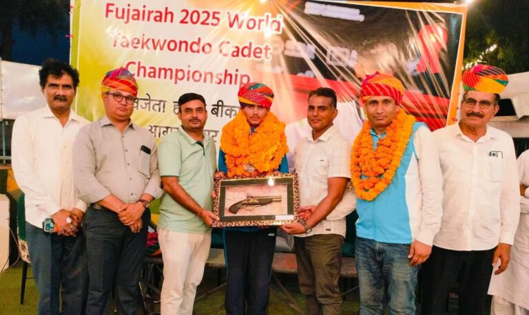 रघुराज ने विश्व स्तर पर पदक जीतकर भारत का लहराया परचम