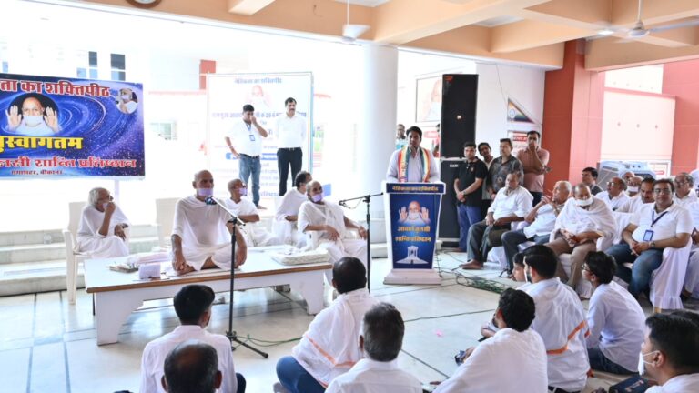 जनउत्थान के लिए आचार्य तुलसी ने ‘‘अणुव्रत आंदोलन ‘‘का सुत्रपात किया- मुनिश्री कमल कुमार