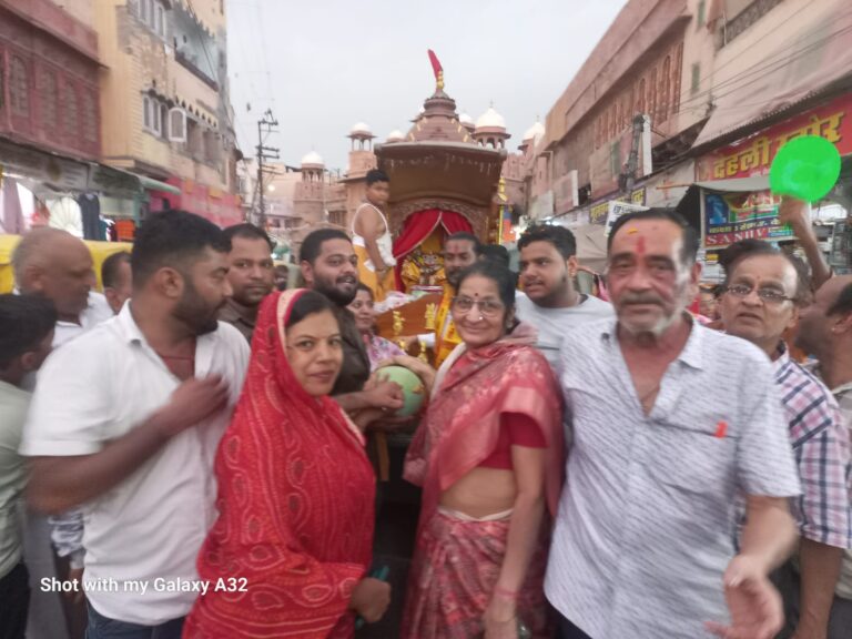 धूमधाम से हुई जगन्नाथ जी की घर वापसी