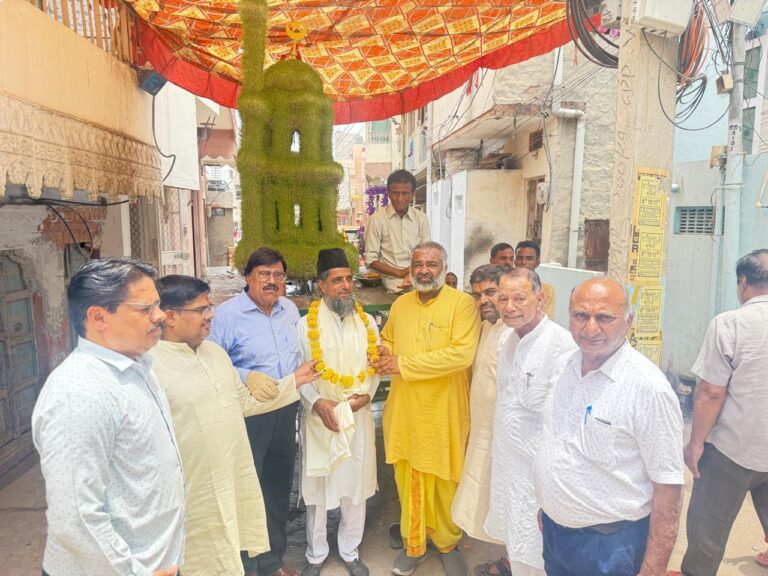 बीकानेर की गंगा जमुनी संस्कृति की मिसाल पेश की