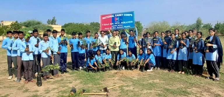 हरियालो राजस्थान अभियान के तहत वृक्षारोपण अभियान किया शुरू