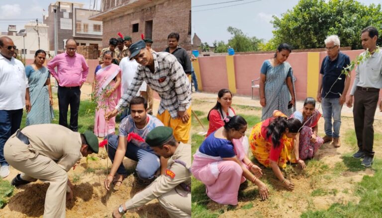 हरियाली अमावस्या पर किया पौधारोपण