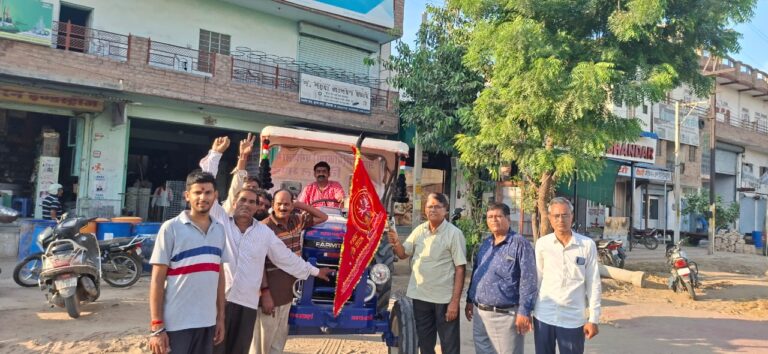 आशापुरा भण्डारा सेवा समिति का जत्था रवाना