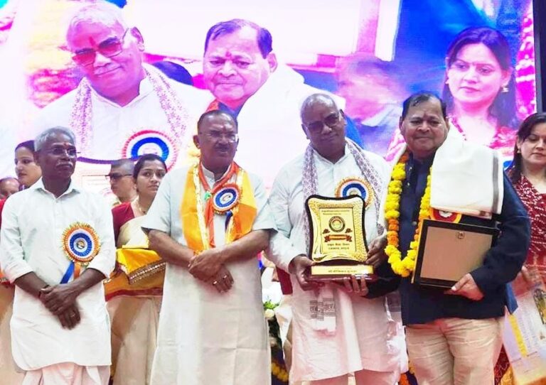 मूंधड़ा को मिला राज्य स्तरीय विशिष्ट सम्मान
