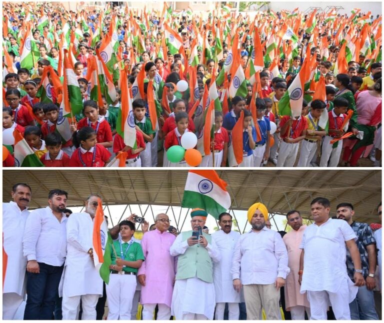 तिरंगे की शान में हजारों स्वतंत्रता सेनानियों ने दिया बलिदान – अर्जुनराम मेघवाल