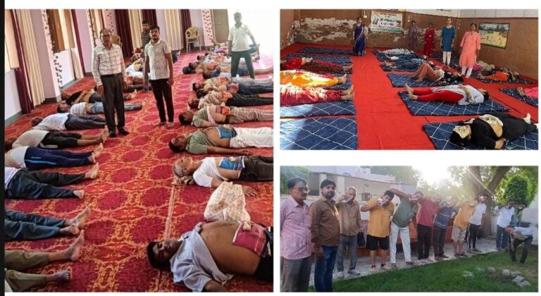 प्राकृतिक उपचार शिविर में 128 लोगों ने कराया उपचार