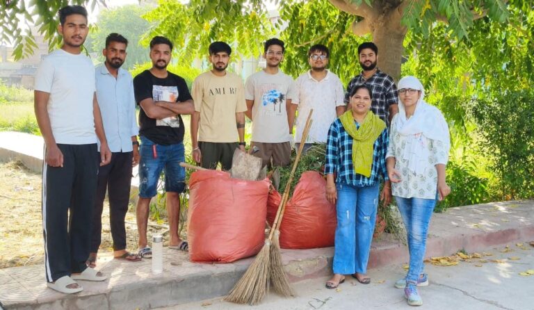डायबिटीज केयर सेंटर में फिर किया श्रमदान