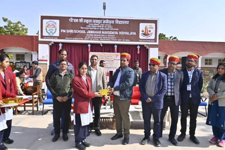नवोदय विद्यालय में हुआ टी बी जागरूकता कार्यक्रम