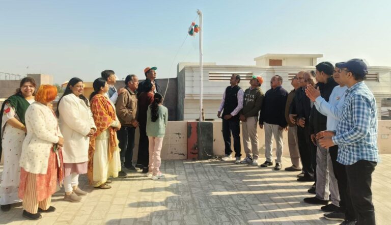 कायस्थ समाज ने मनाया गणतंत्र दिवस