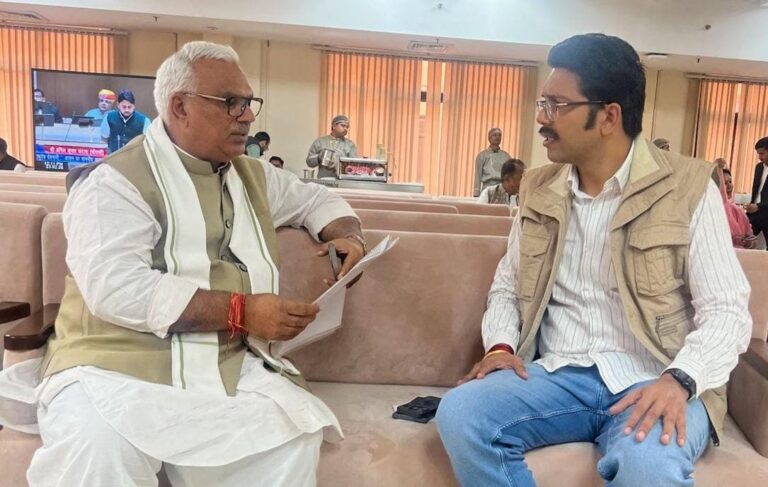 भाटी ने गृहमंत्री से की मुलाकात, आज मुख्यमंत्री से भी करेंगे चर्चा