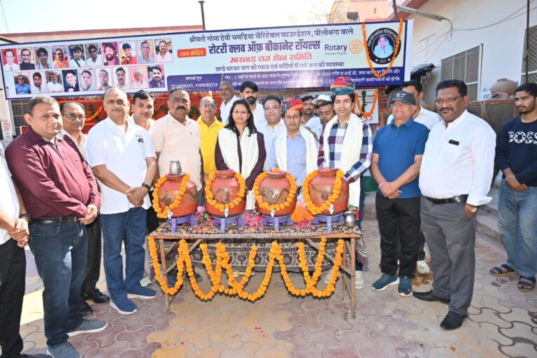 पीबीएम अस्पताल में ठंडे पानी की प्याऊ शुरू