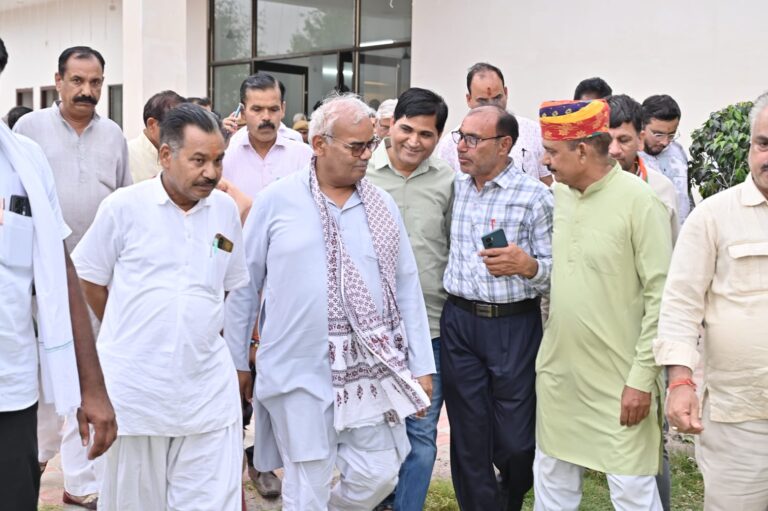 शिक्षा मंत्री मदन दिलावर रहे बीकानेर दौरे पर