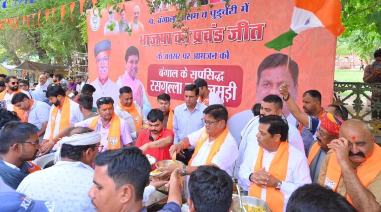 बीकानेर में रांका-मेघवाल ने बनाई झालमूड़ी, खिलाए रसगुल्ले