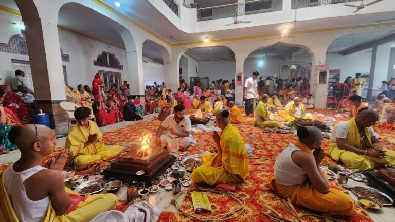 शाकद्वीपीय ब्राह्मण समाज का यज्ञोपवित संस्कार कार्यक्रम पुष्कर में संपन्न