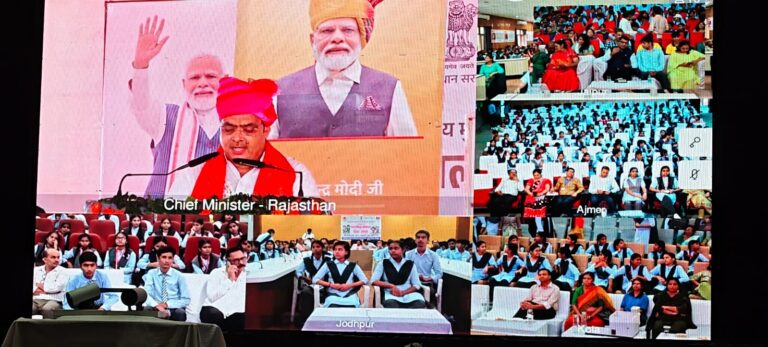 मुख्यमंत्री ने बीकानेर के छात्र जगन्नाथ छंगाणी से किया संवाद