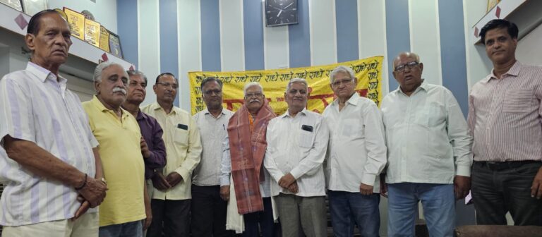 राजाराम स्वर्णकार को दिया शेखर सम्मान